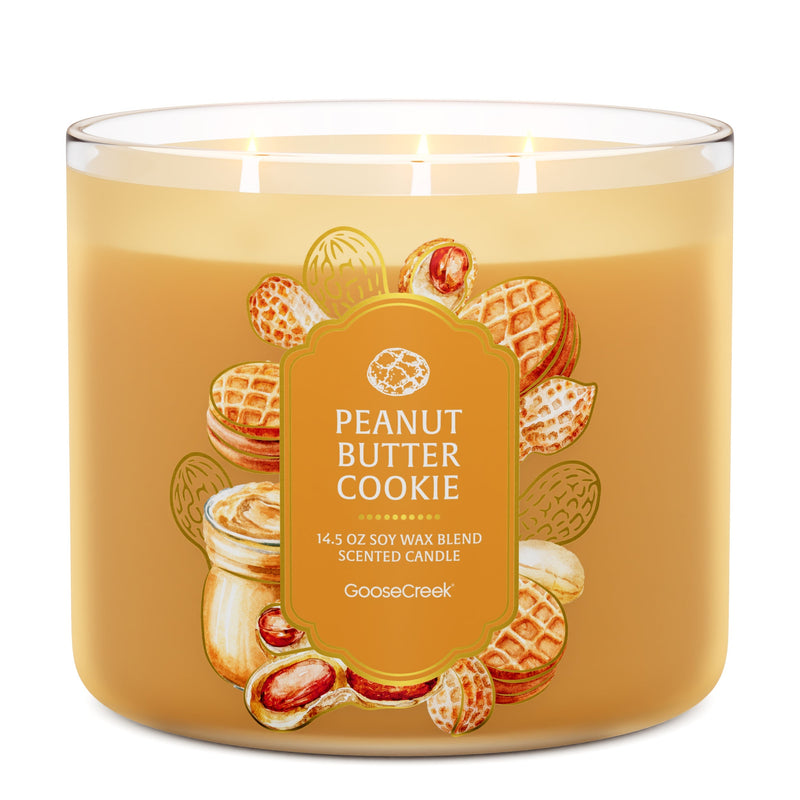 Peanut Butter Cookie 3-Wick Candle (HJ9F)
