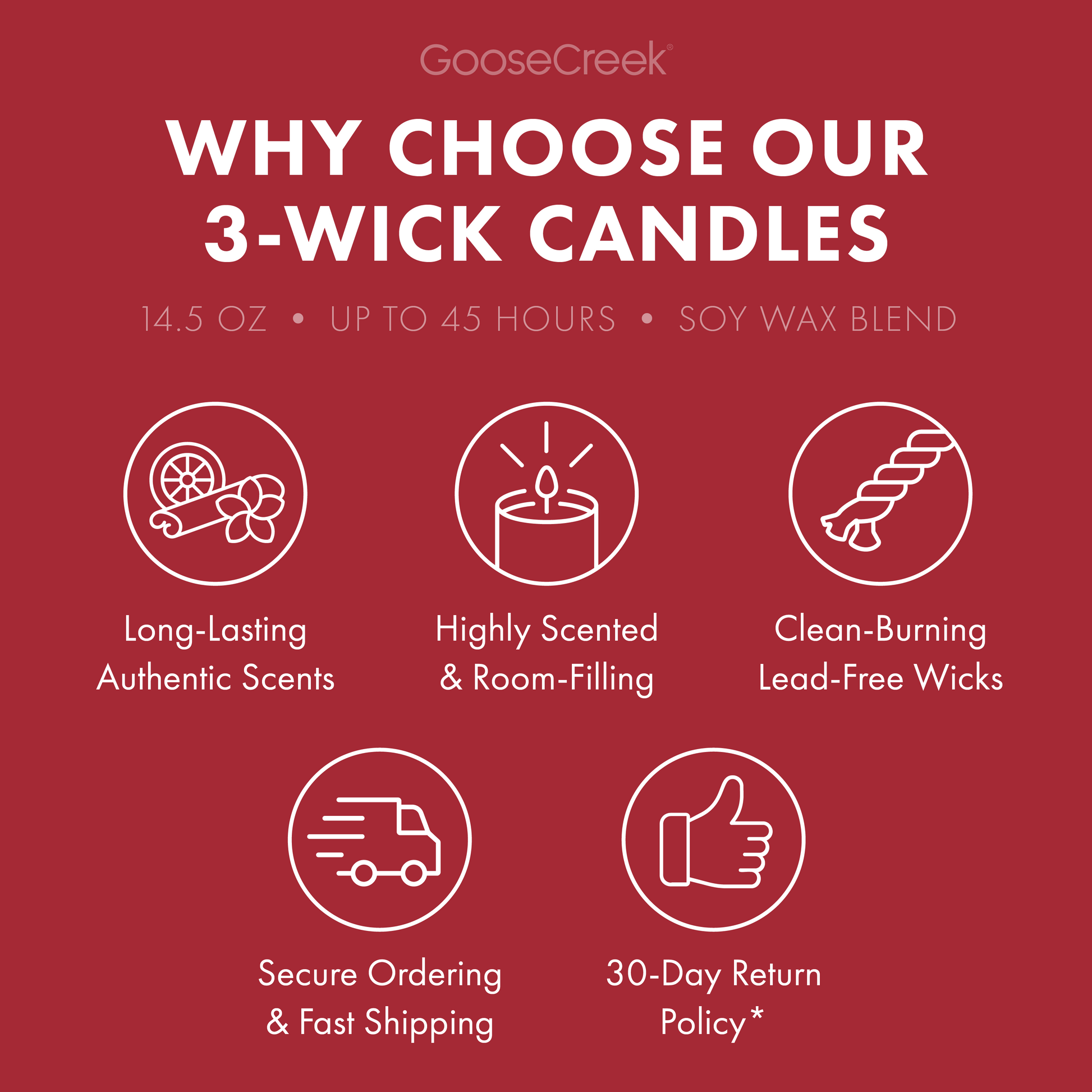 Velvet Cherry Large 3-Wick Candle